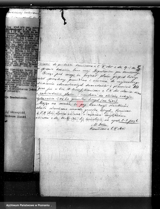 Obraz 14 z jednostki "Sprawa zmiany rodzaju użytków 5,06 ha gruntów leśnych w majątku Bogusławice /powiat koniński/ oraz zatwierdzenie projektu planu gospodarstwa leśnego"