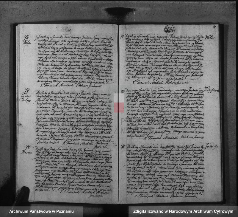 Obraz 16 z jednostki "Akta urodzeń, małżeństw i zgonu"