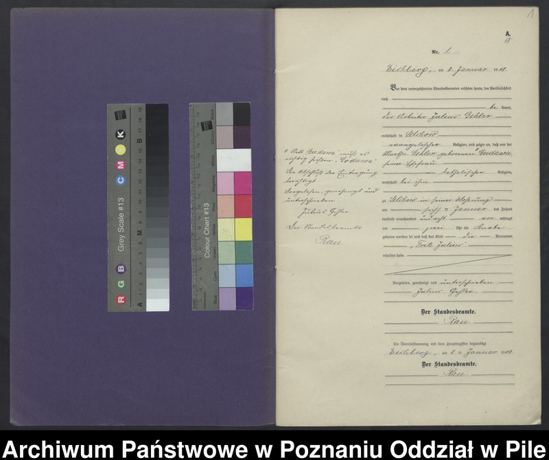 Obraz 3 z jednostki "Księga urodzeń"
