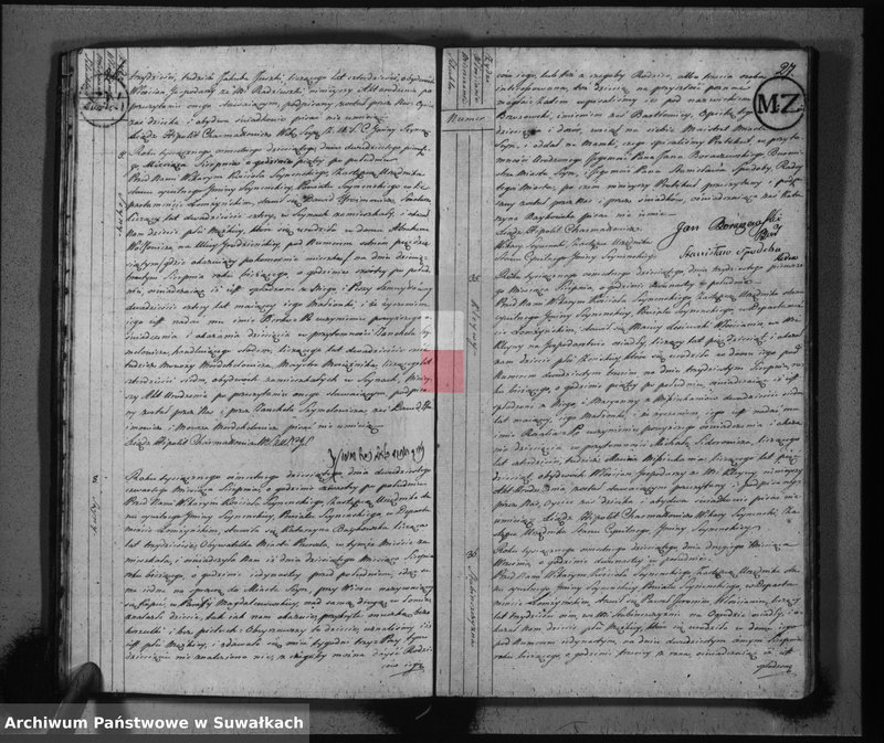 image.from.unit.number "Akta stanu cywilnego urodzonych w gminie seyneńskiey od 1-go maja 1810 roku"