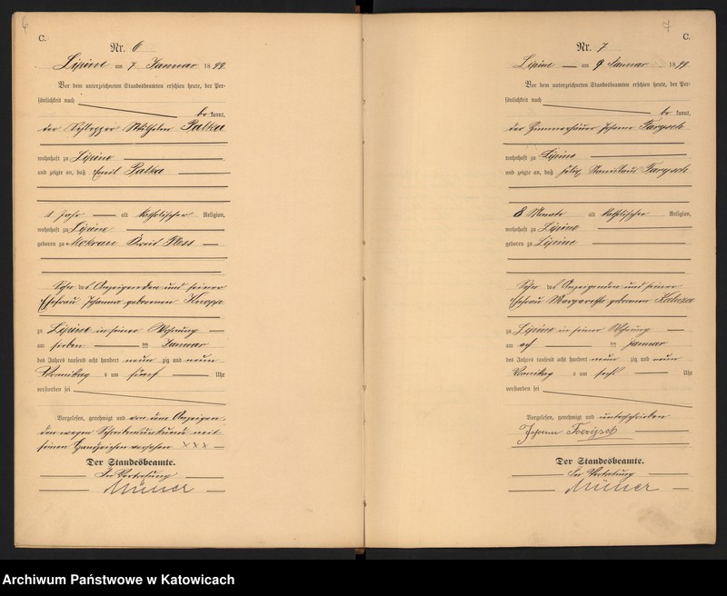 Obraz 6 z jednostki "Księga zgonów nr 1-575"