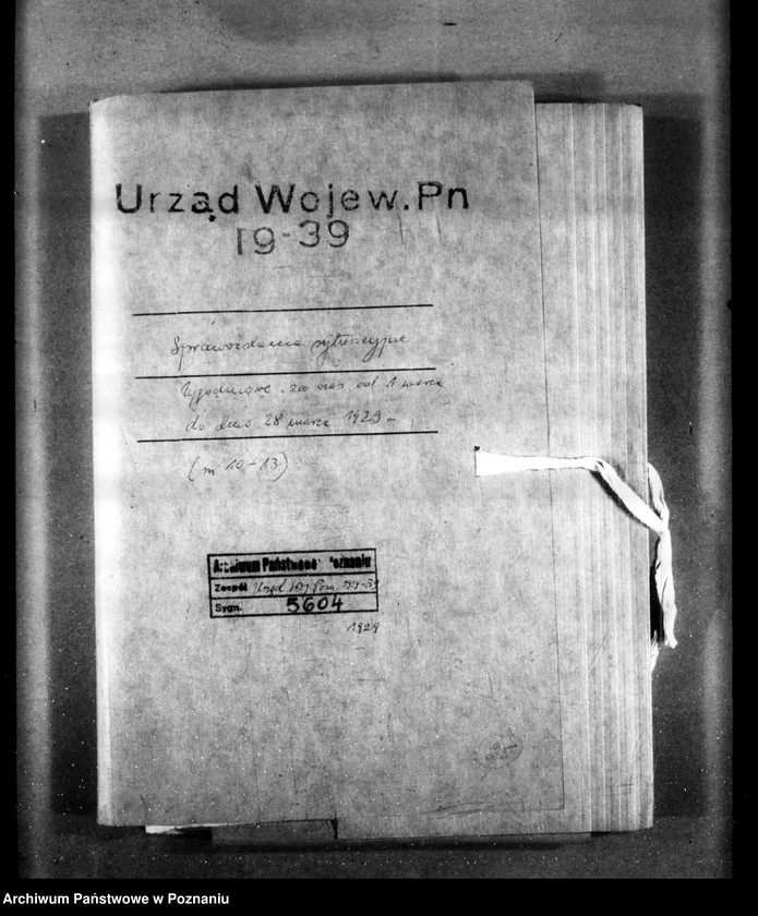 Obraz 4 z jednostki "Sprawozdania sytuacyjne tygodniowe za czas od 1 marca do dnia 28 marca 1929 r. /nr 10-13/"