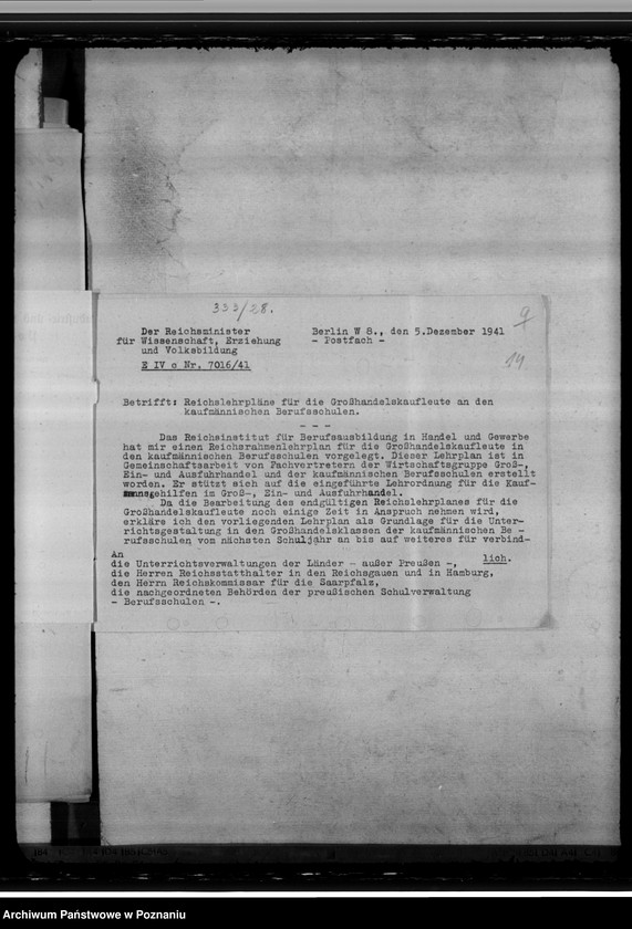 Obraz 18 z jednostki "Bürogehilfinnen. Kaufmännische Berufsschulen"