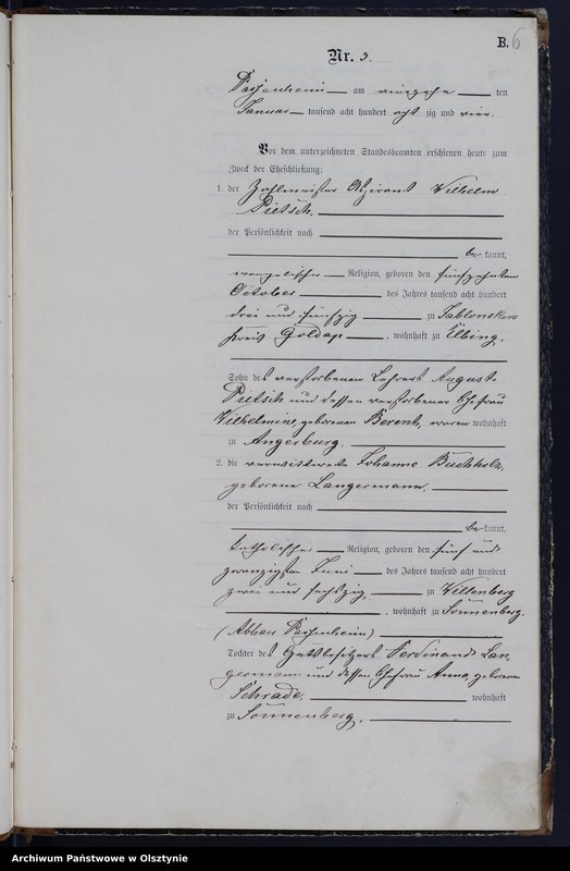 image.from.unit.number "Heiraths-Haupt-Register Nr 1 - 27"