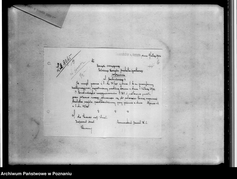 Obraz 10 z jednostki "Sprawy organizacyjne i personalne, korespondencja - ogłoszenia, listy członków, kwestionariusze"