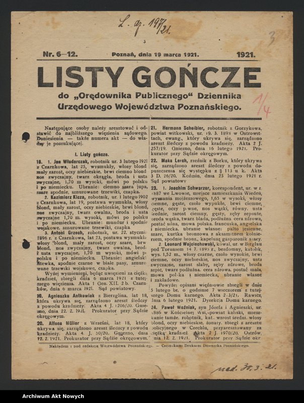 image.from.unit.number "[Listy gończe władz województwa poznańskiego]"