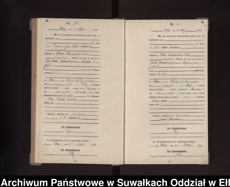 image.from.unit.number "Geburts-Neben-Register des Preussischen Standes-Amtes Rhein Kreis Loetzen"