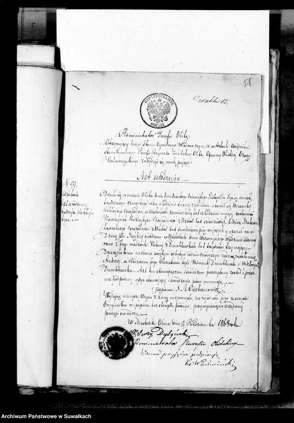 image.from.unit.number "Anneksa Aktów Ślubnych Parafii Mirosławskiej z roku 1868"