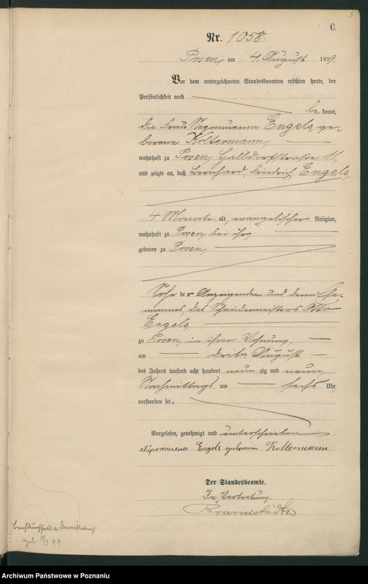 Obraz 6 z jednostki "Księga zgonów t. III"