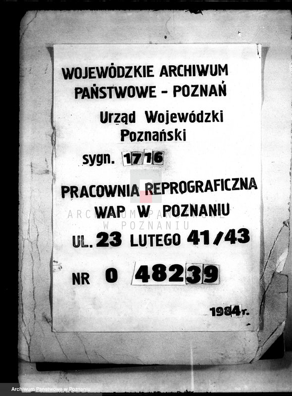 Obraz 1 z jednostki "Sprawy różne"