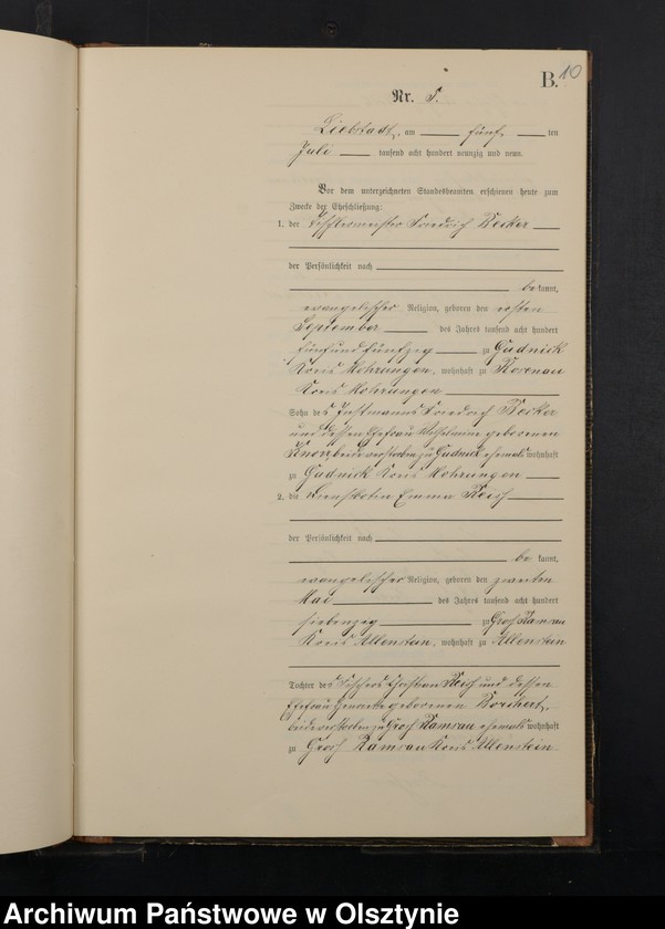 image.from.unit.number "Heiraths-Neben-Register Nr 1 - 18"