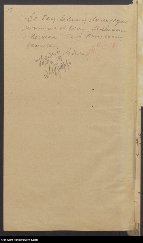 Obraz 17 z jednostki "Chaim Icko Stillerman, Zachariasz Herman- kupno i sprzedaż manufaktury"