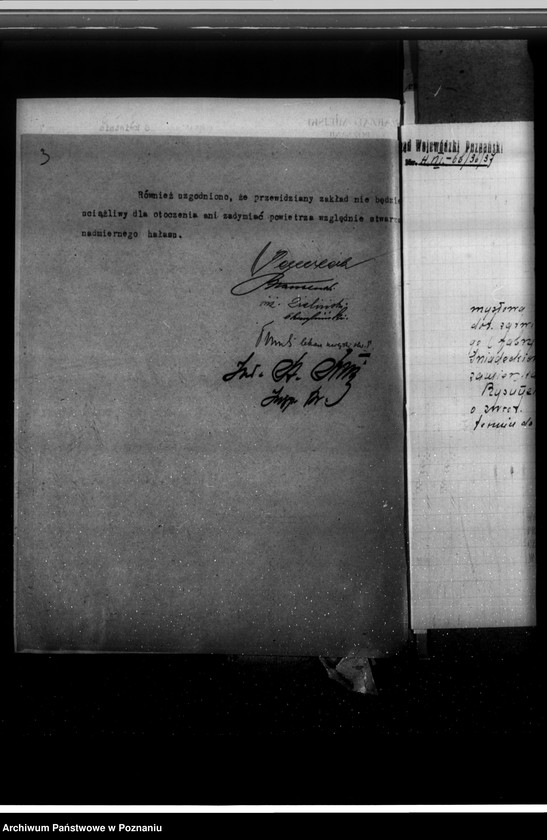 image.from.unit.number "Zatwierdzenie zakładu przemysłowego /fabryki makaronu/  Aldo- Germanini i Spółka w Poznaniu"