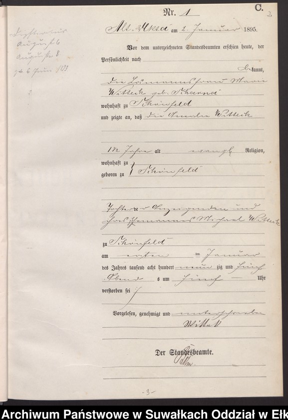 image.from.unit.number "Sterbe-Haupt-Register des Königlichen Preussischen Standes-Amtes Alt Ukta Kreis Sensburg"