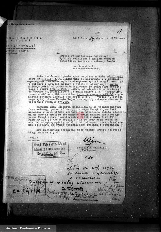 Obraz 5 z jednostki "Gmina Niewiesz powiat turecki /nadzór nad gospodarką leśną/"