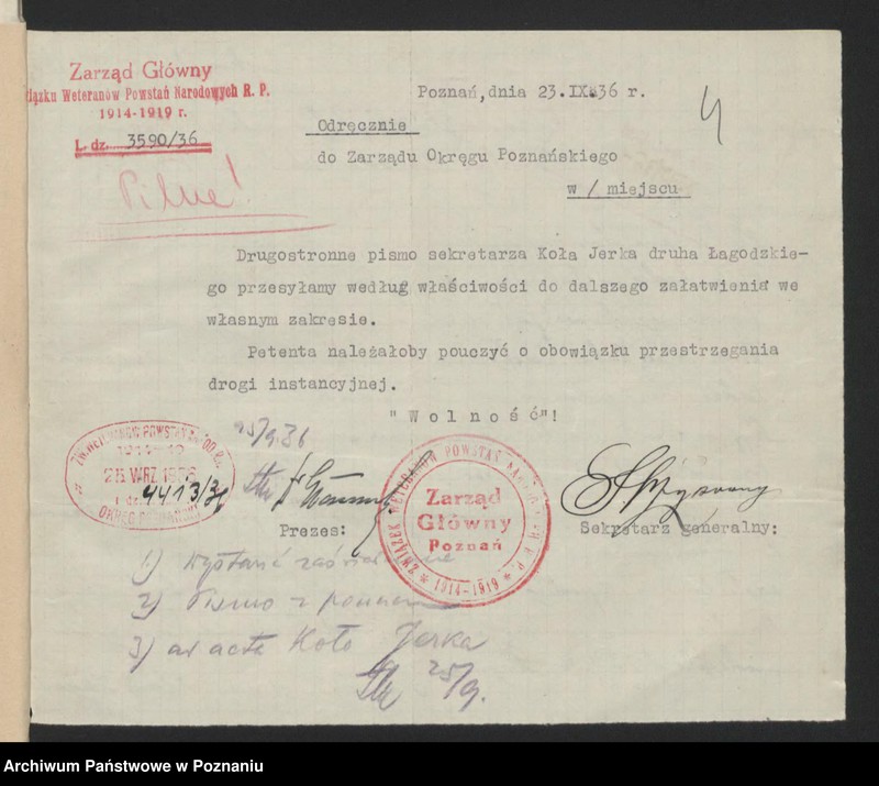 Obraz 7 z jednostki "Jerka, powiat Kościan akta koła."