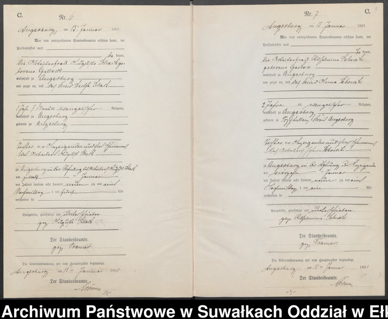 image.from.unit.number "Sterbe-Neben-Register des Preussischen Standes-Amtes Angerburg Kreis Angerburg"