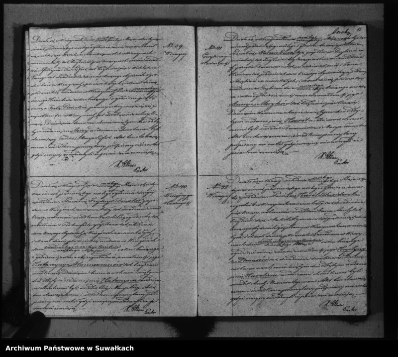 image.from.unit.number "Duplikat do zapisywania aktów urodzeń, małżeństw i zeyścia parafii Ewangelicko-augsburskiej w Wiżajnach"