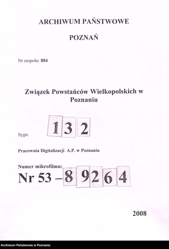 Obraz 1 z jednostki "Szamotuły - akta delegata powiatowego."