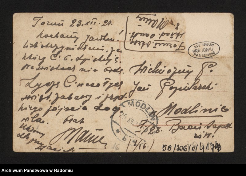 image.from.collection.number "Boże Narodzenie i Nowy Rok w archiwaliach111"