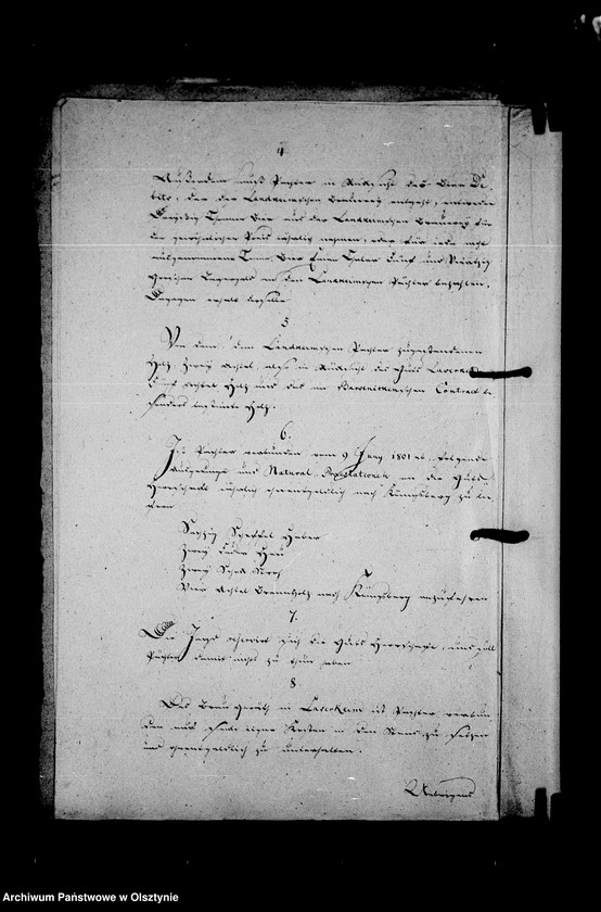 image.from.unit.number "Prolongations- Contracte mit den Pächtern der Landkeimschen Güter Gottfried Link, Borowski u. dem Generalpächter Amtmann Rauschning später dessen Bruder"