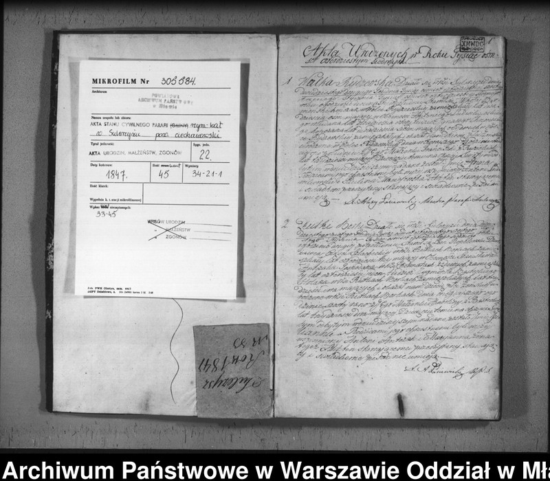 image.from.unit.number "Akta urodzin, małżeństw i zgonów"