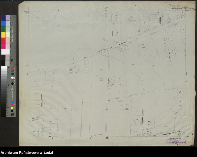 Obraz 1 z jednostki "Plan miasta Rudy Pabianickiej Sekcja 47"