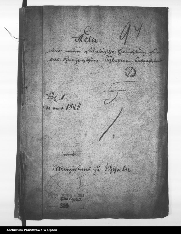 Obraz 4 z jednostki "Acta die neue ständische Einrichtung für das Herzogthum Schlesien betreffend Vol. I"