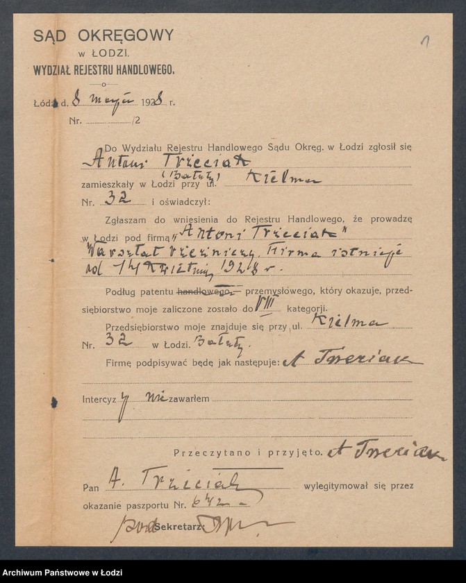 Obraz 3 z jednostki "Antoni Trzeciak – warsztat rzeźniczy"