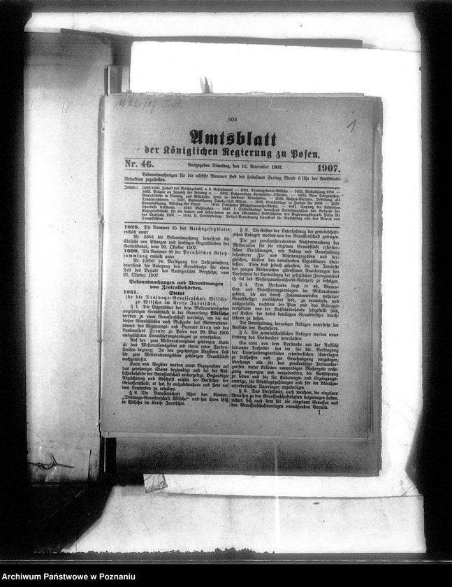 Obraz 5 z jednostki "Die Bildung der Entwaesserung Genossenschaft Wilsche im Kreise Jarotschin"