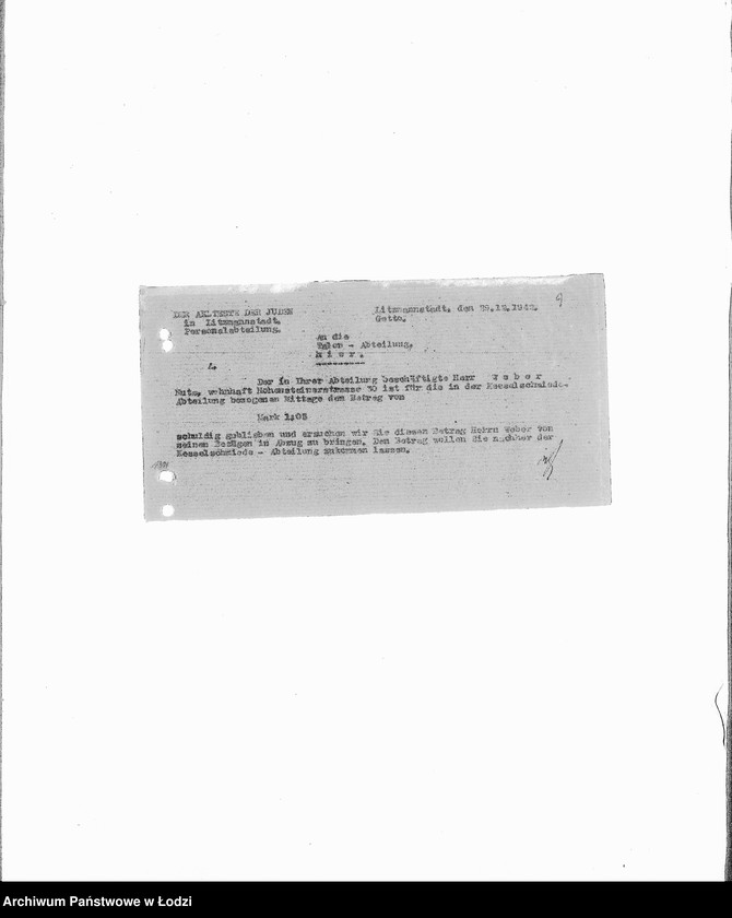 Obraz 12 z jednostki "[Korespondencja z wydziałami: Odzieży, Spraw Specjalnych, Centralnym Biurem Resortów Pracy, Ubezpieczeń, Próśb i Zażaleń oraz innymi w sprawach personalnych, zatrudnienia i płac] "