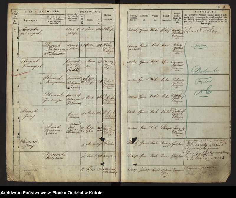 image.from.unit.number "[Księga ludności stałej wsi: Budzyń, Dobrzelin i Marianków]"