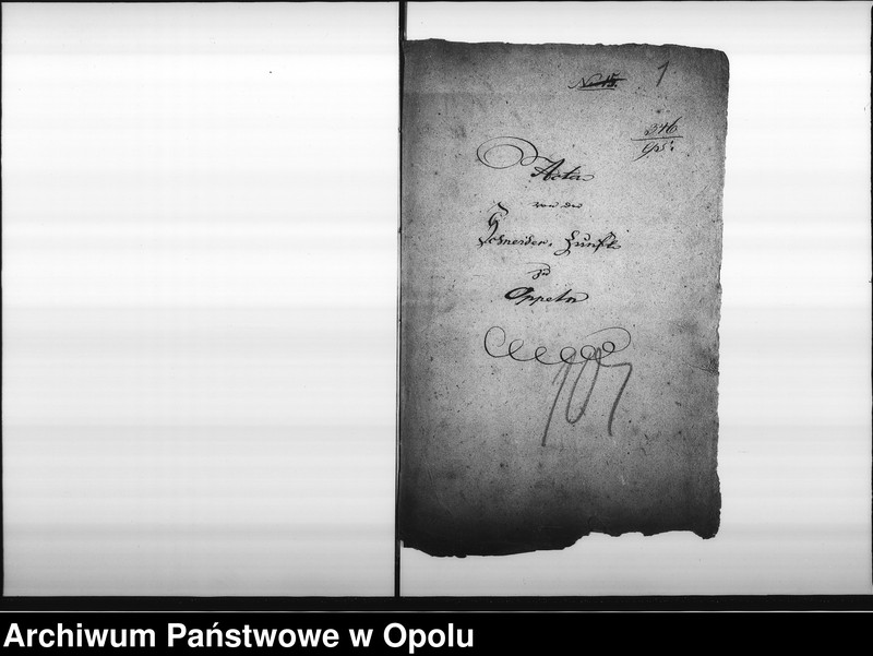Obraz 5 z jednostki "Acta betreffend die Schneider-Zunft zu Oppeln Vol. I"