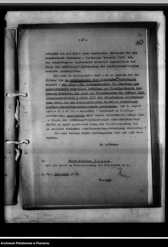 Obraz 18 z jednostki "Forderung gegen Anlieger der Jarotschiner Kreisbahn."