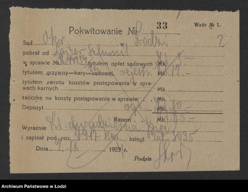 Obraz 4 z jednostki "Lajzer Szlumiel- tkalnia- Zgierz"