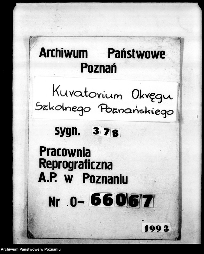 Obraz 1 z jednostki "Prywatne Gimnazjum Czajkowskiego- Poznań [protokół egzaminu dojrzałości]"