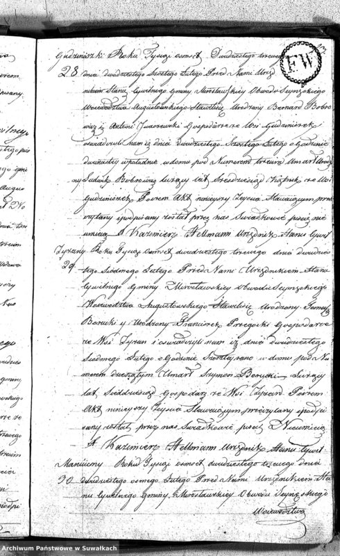 image.from.unit.number "Akta Umarłych Gminy Mirosławskiey na Rok 1823"