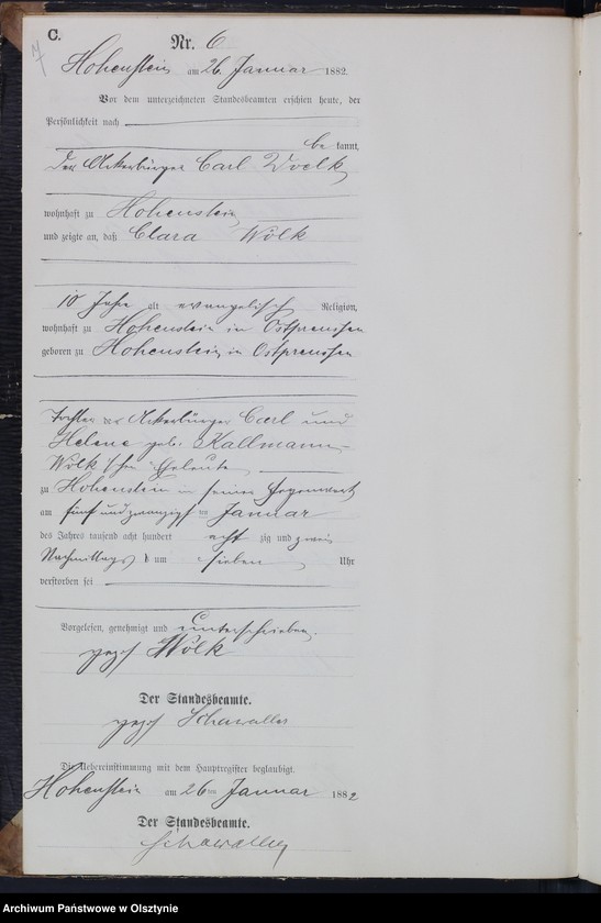 image.from.unit.number "Sterbe-Neben-Register Nr 1 - 77"