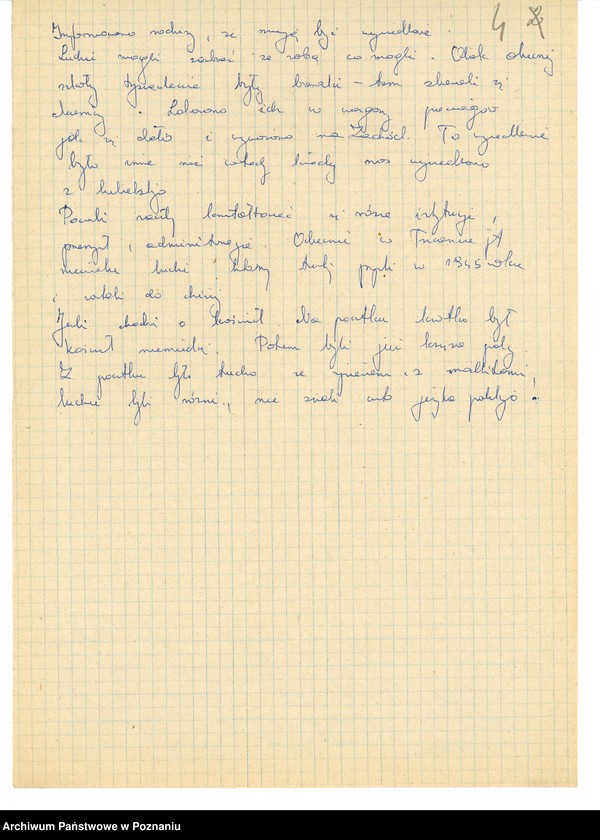 Obraz 15 z jednostki "Relacje i wspomnienia dotyczące powstania wielkopolskiego: 1. Poznań, część V /autorzy relacji od T - W/./Zakrzewski Władysław/."