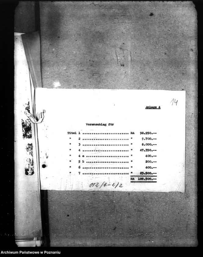 Obraz 20 z jednostki "Organisation des Wohnungs- und Siedlungsamts"