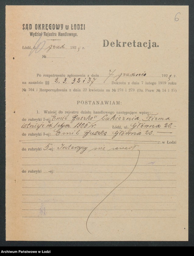 Obraz 8 z jednostki "Emil Buszko- cukiernia"