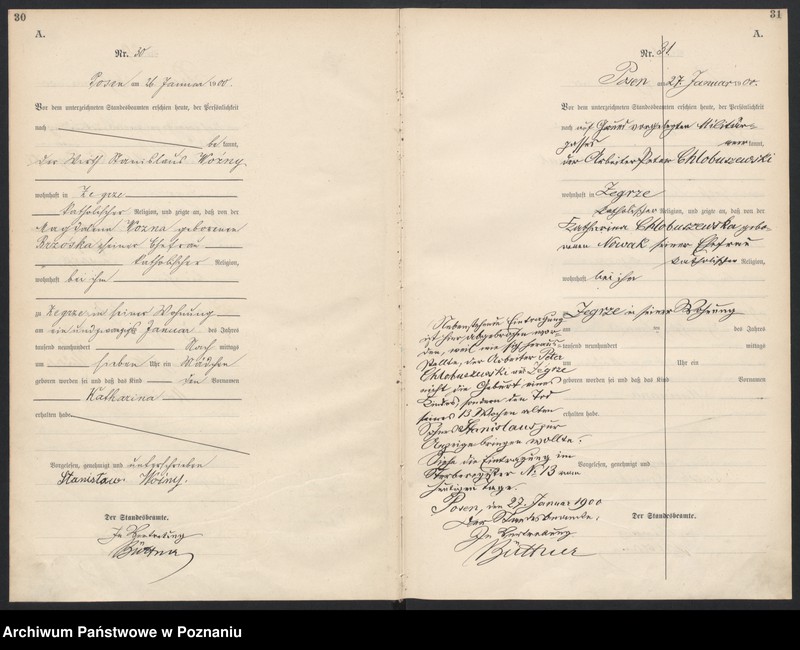 Obraz 18 z jednostki "Księga miejscowa urodzeń"