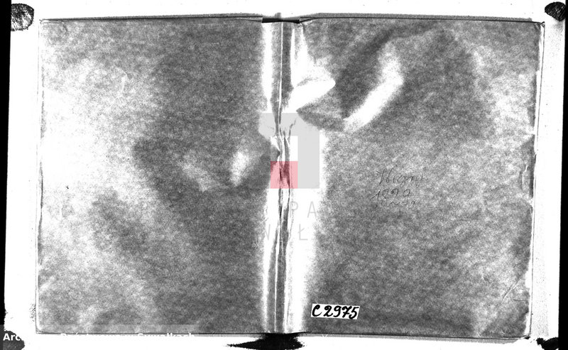 Obraz 2 z jednostki "Księga duplikat urodzonych, zaślubionych y umarłych parafii wigierskiey z roku 1829"