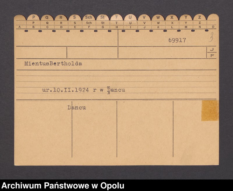 Obraz 5 z jednostki "[Hyss Franz, ur. 27.09.1881 r., zam. Hedwigstein]"