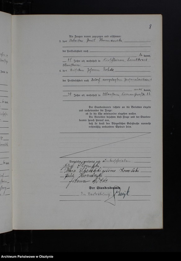 image.from.unit.number "Heirats-Haupt-Register Tom I, Nr 1 - 16"