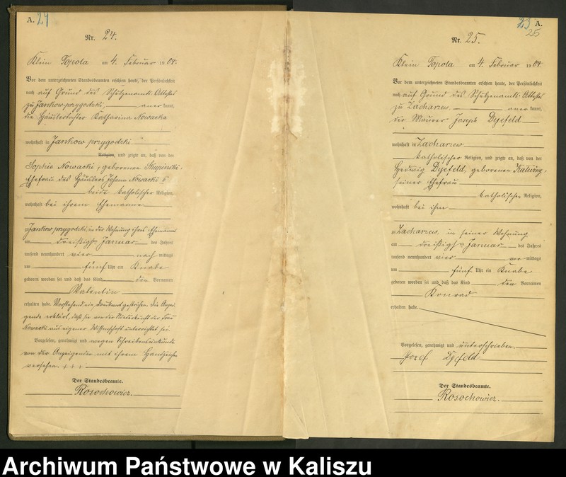 Obraz 16 z jednostki "[Księga urodzeń]"