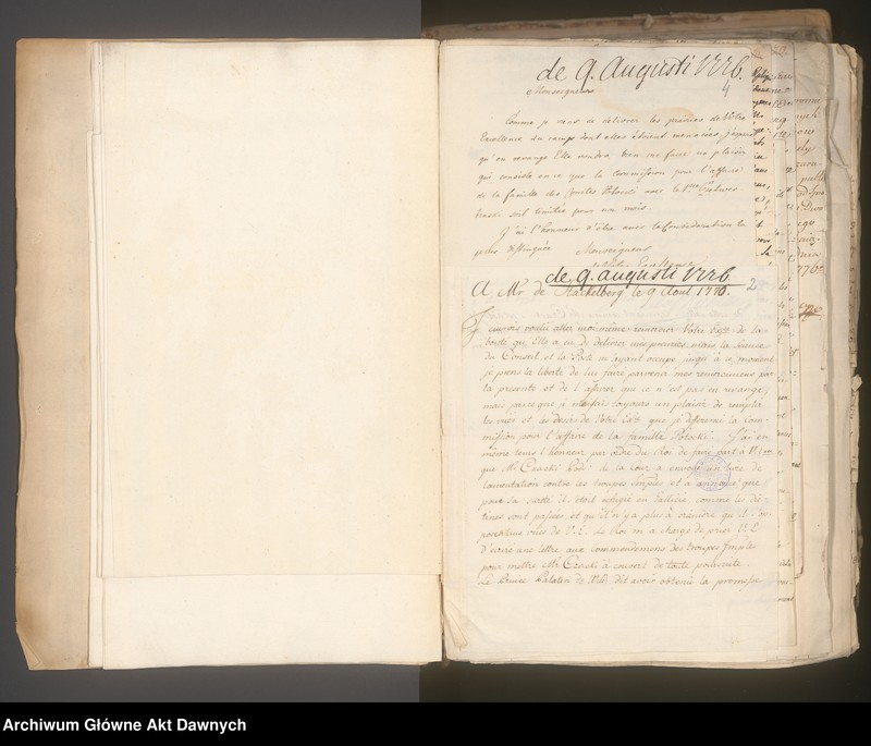 image.from.unit "Tom II. Zbiór not ministrialnie podanych i odebranych przez Departament Spraw Cudzoziemskich Dworu Petersburskiego a 27 augusti 1776 ad 30 junii 1777"
