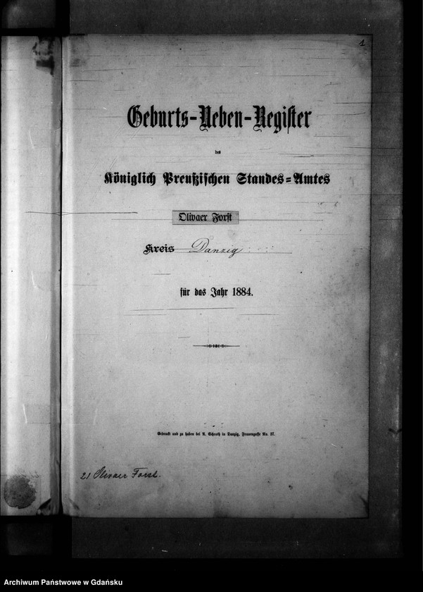 image.from.team "Urząd Stanu Cywilnego w Oliwie-Leśnictwie, obecnie część Gdańska"