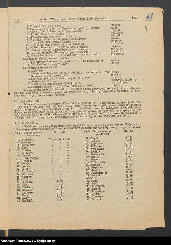 image.from.unit.number "Rozkazy [Nr 6, 7, 8] Komendy Głównej Zachodniej Straży Obywatelskiej na Województwo Poznańskie i Pomorskie. Rozkazy tajne [Nr 1, 2] Komendy Głównej Zachodniej Straży Obywatelskiej na Województwo Poznańskie i Pomorskie"