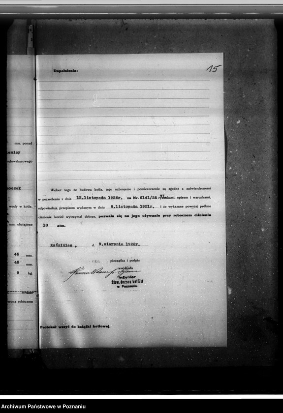 Obraz 19 z jednostki "Tartak parowy Steinerta w Koźminie pow. krotoszyński nr woj. 398"